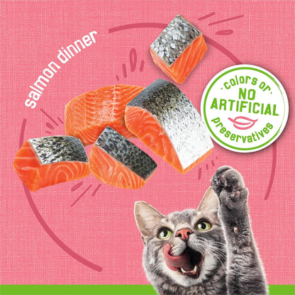 Purina Friskies - Paté de comida húmeda para gatos, cena de salmón...