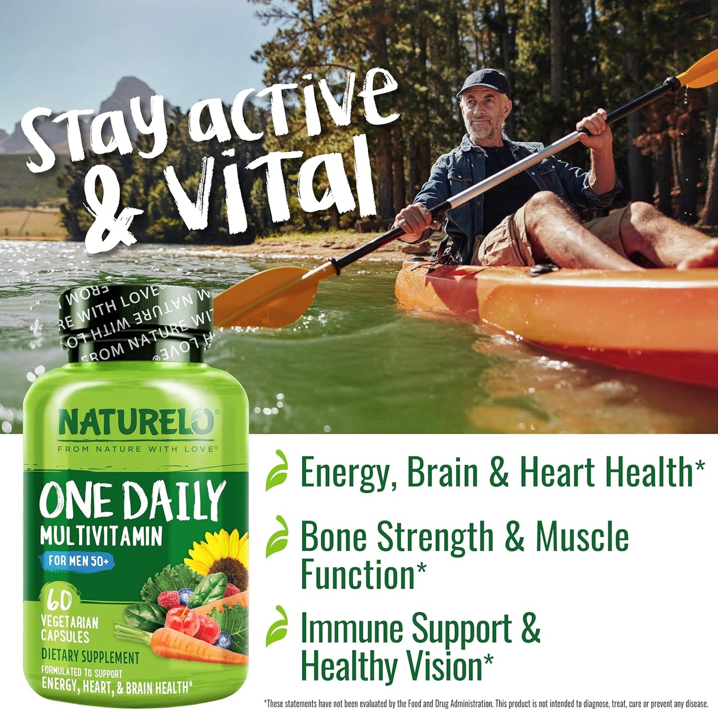 NATURELO - Multivitamínico diario para los hombres