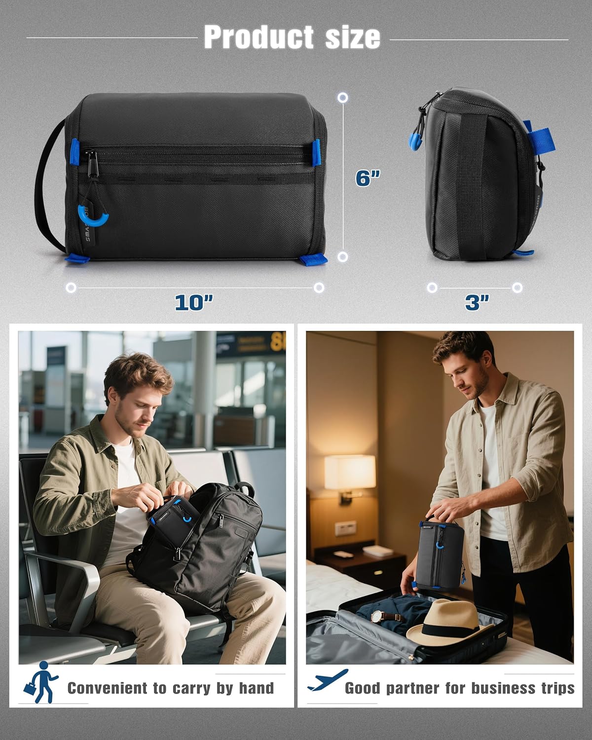 Smasrob Organizador de Electrónicos Estuche de Viaje, Bolsa Técnica...