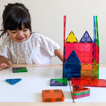 MAGNA-TILES Juego clásico de construcción magnética de 32