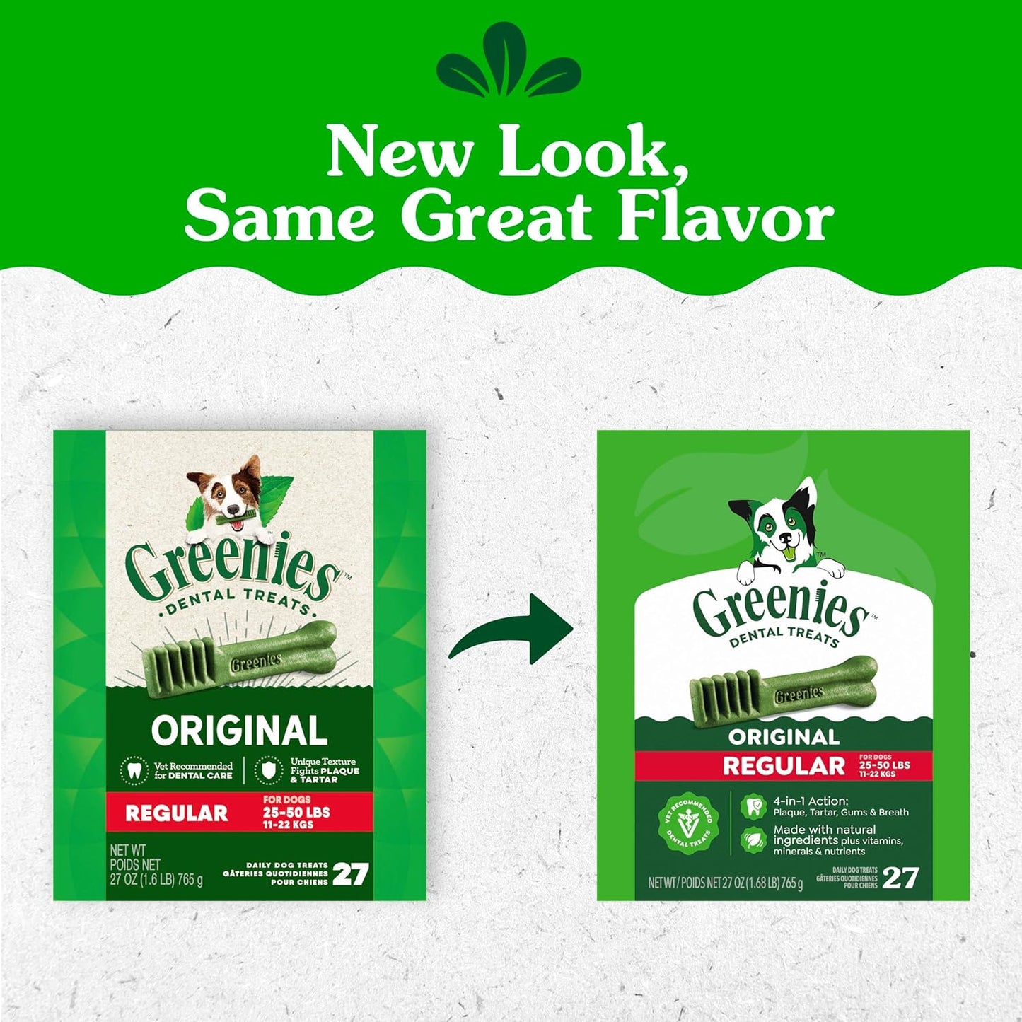 Greenies Golosinas dentales naturales para perros adultos recomenda...