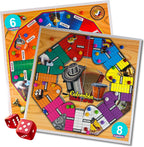 PARQUES Colombiano MAGNÉTICO Madera 8\/6 JUGADORES 50x50 CM Doble c...
