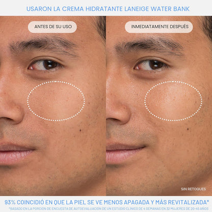 LANEIGE Crema Hidratante Water Bank Azul con Ácido Hialurónico: Cre...