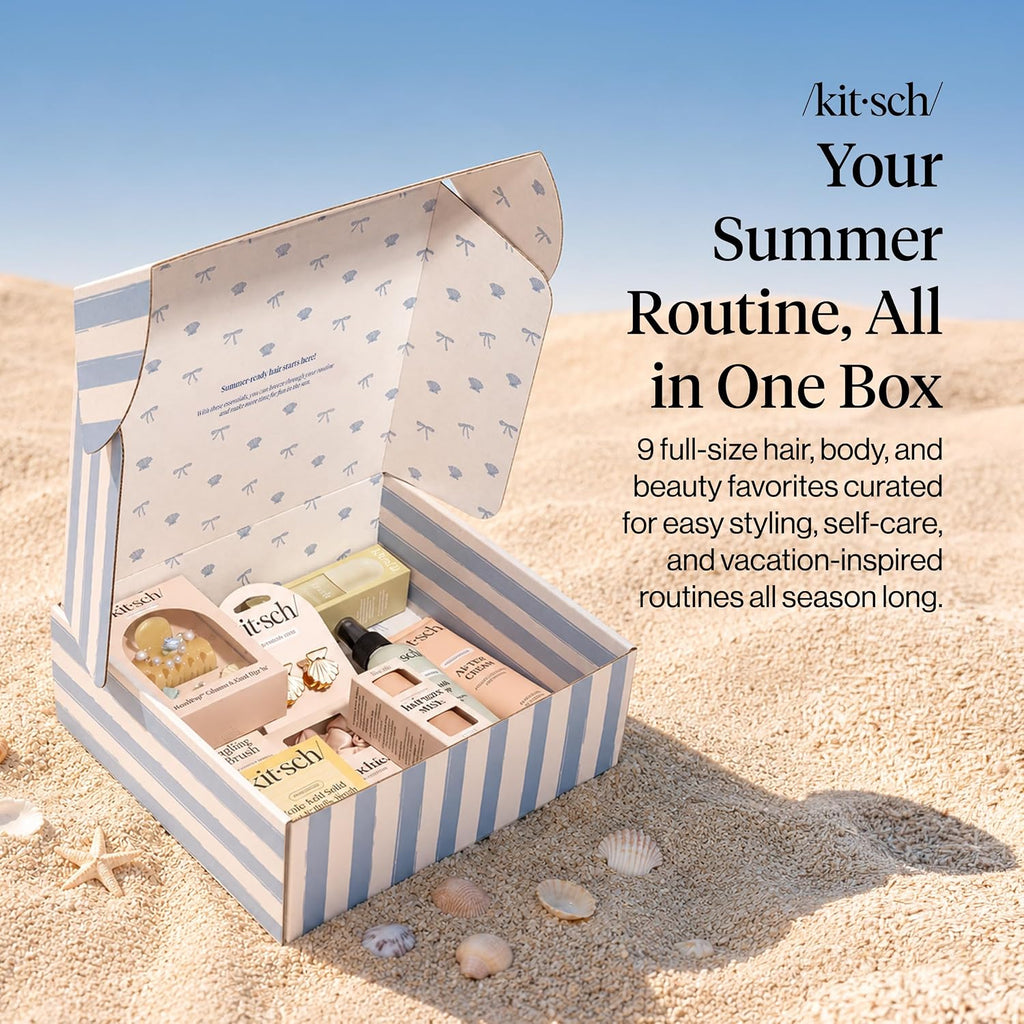 Kitsch Paquete de regalo de verano, 9 piezas, regalos de cuidado pe...