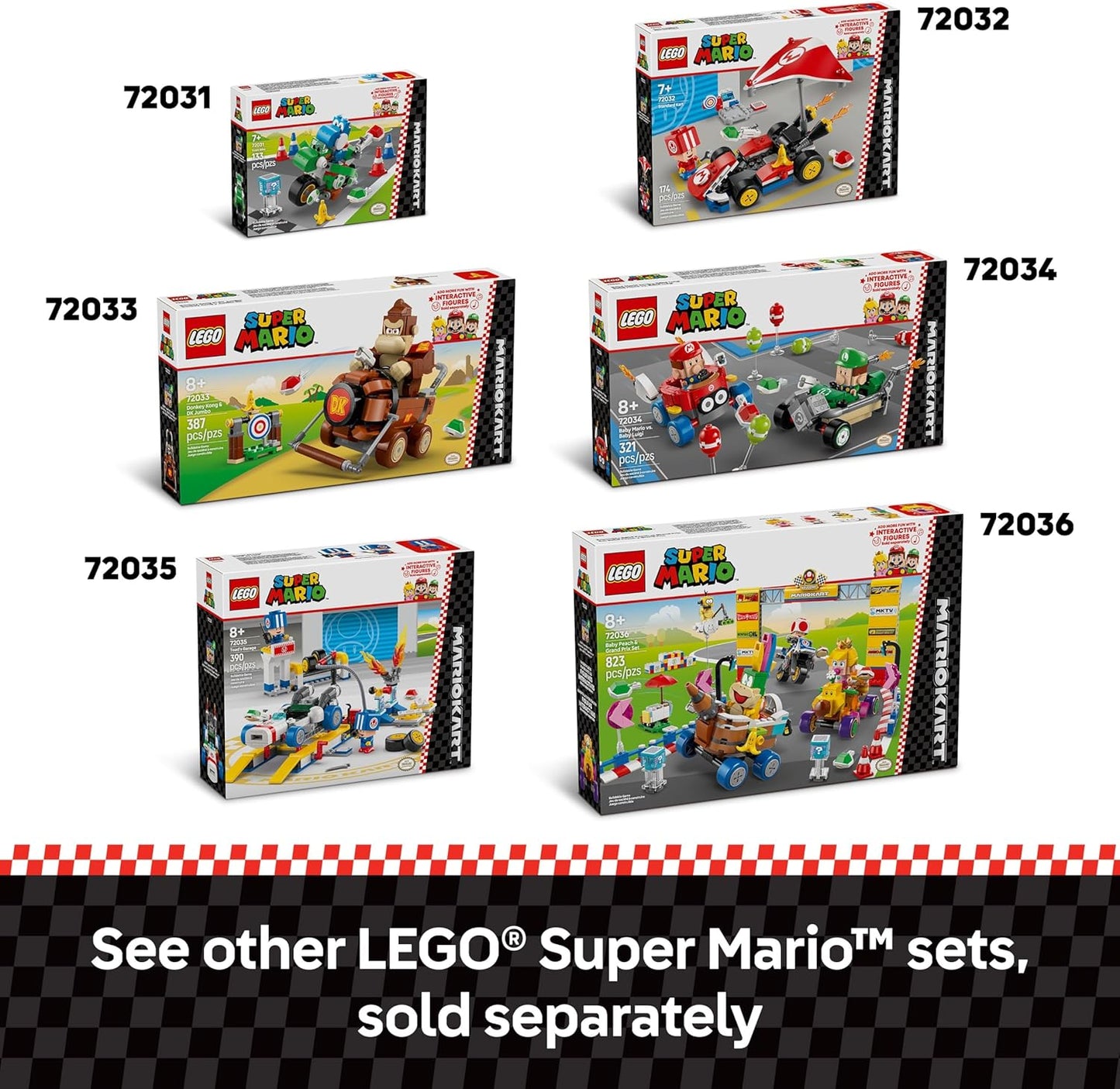 LEGO Super Mario: Bicicleta de Yoshi del Mario Kart - Juego de Construcción de Juguetes para Niños, Niños y Niñas, Edades 7+ - Juguete del Mario Kart para Fans con Yoshi Azul - Idea de Regalo para