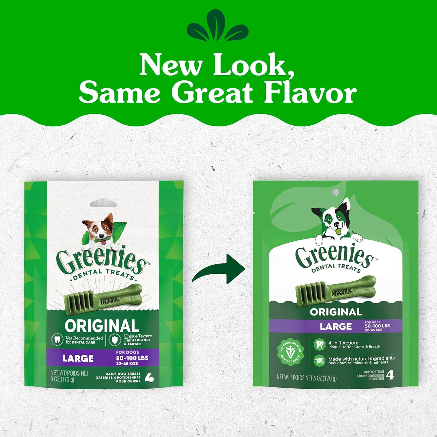 Greenies Golosinas dentales naturales para perros adultos recomenda...