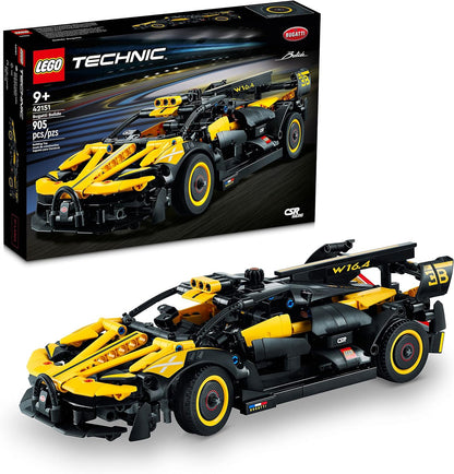 LEGO Technic Bugatti Bolide - Juego de construcción de autos de carreras, modelo y juguete de ingeniería de carreras para el regreso a la escuela, kit de construcción de autos deportivos