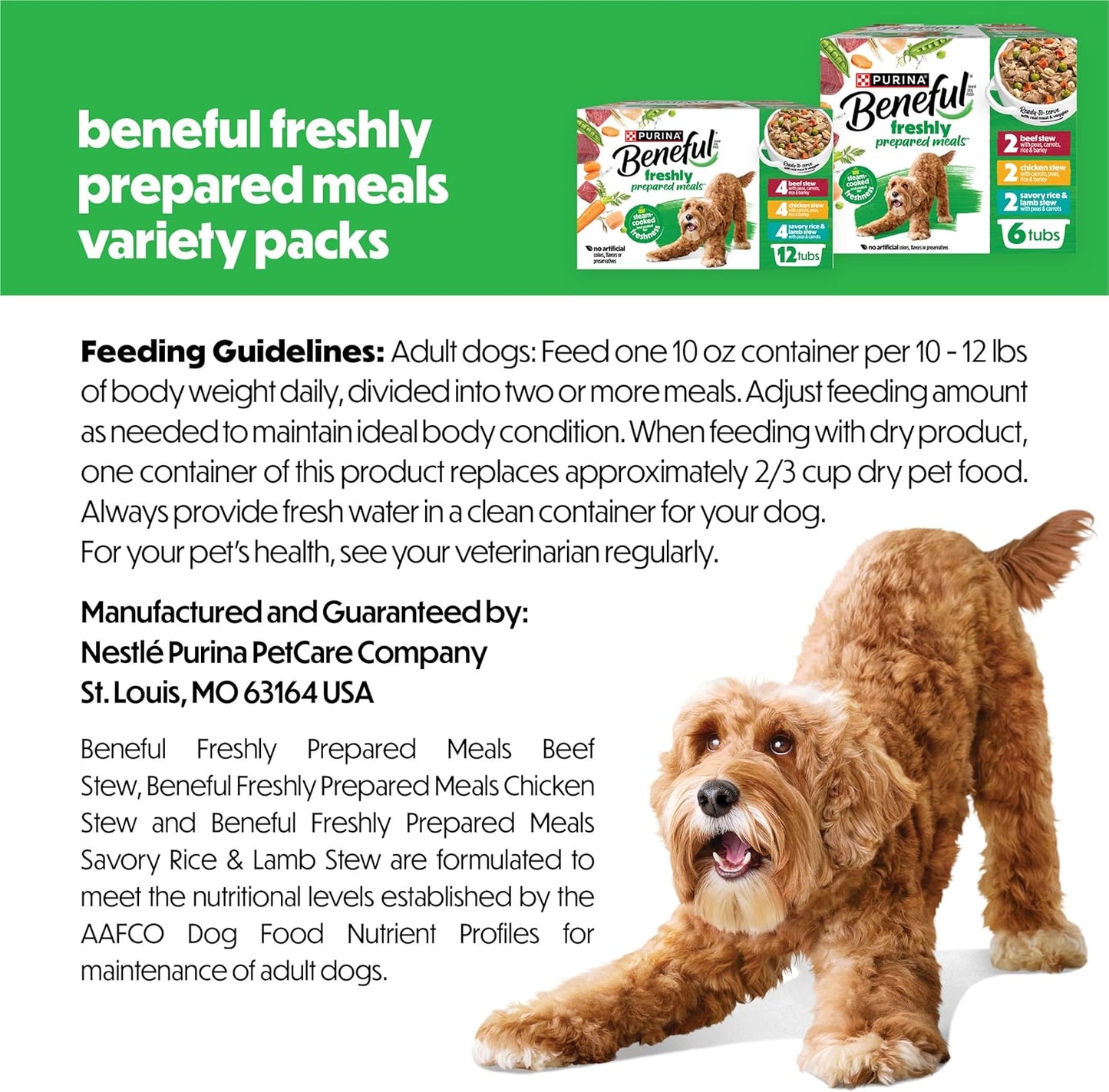 Purina Beneful - Paquete variado de alimentos húmedos en salsa para...