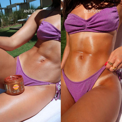 Gel de bronceado dorado brillante Carroten | Acelerador de broncead...