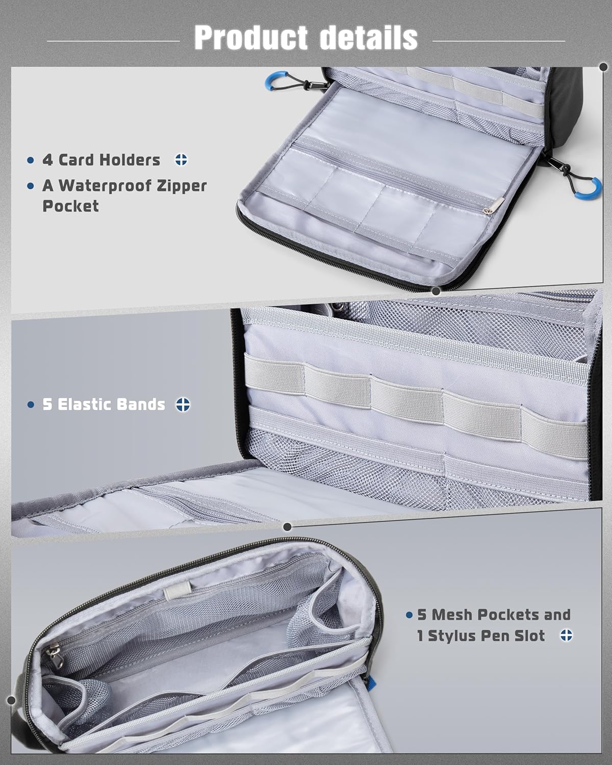 Smasrob Organizador de Electrónicos Estuche de Viaje, Bolsa Técnica...