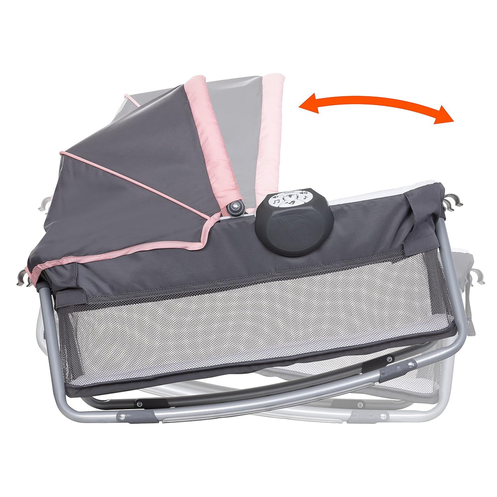 Baby Trend - Cuna Lil Snooze Deluxe III, color rosa