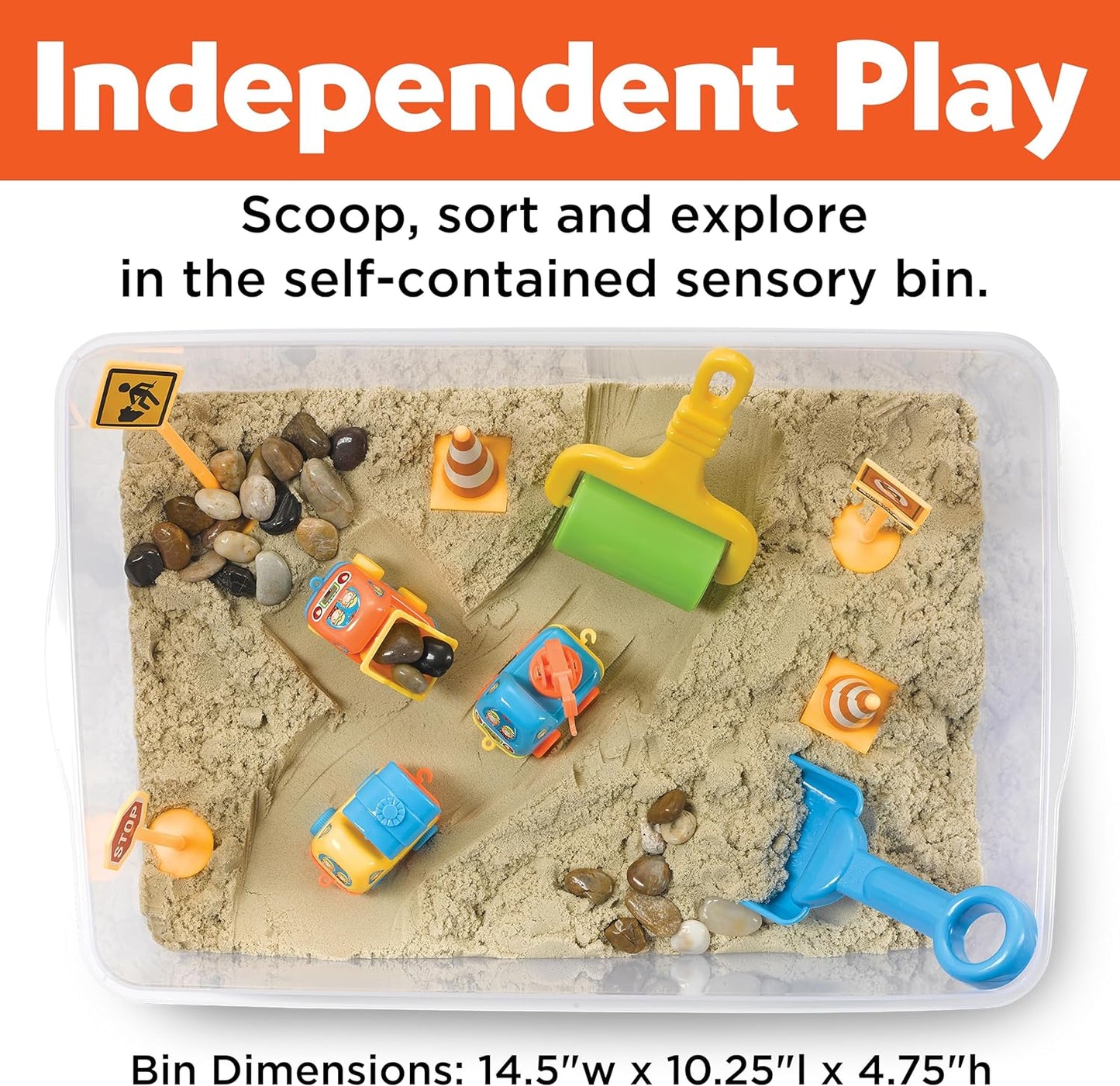 Creativity for Kids Cubo Sensorial: Juego de Zona de Construcción -...