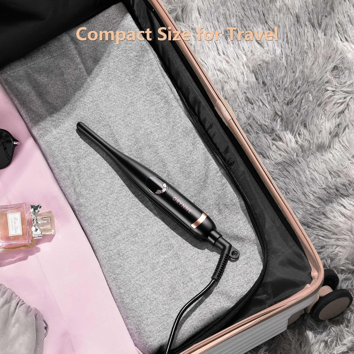 ORYNNE Planchas planas pequeñas de 7,6 cm para cabello corto estilo...
