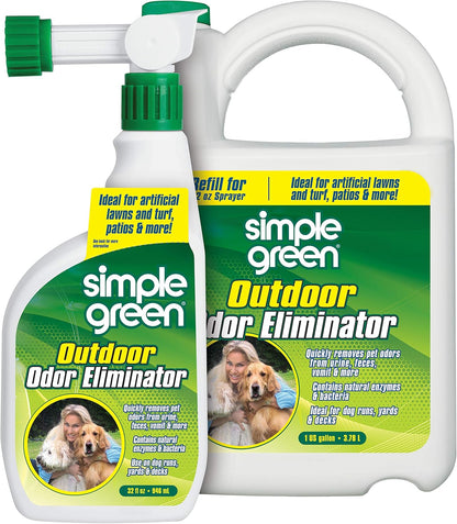 Simple Green Eliminador de olores al aire libre para mascotas + Arm...