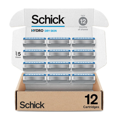 Schick Hydro Dry Skin - Recambios de maquinilla de afeitar para hom...
