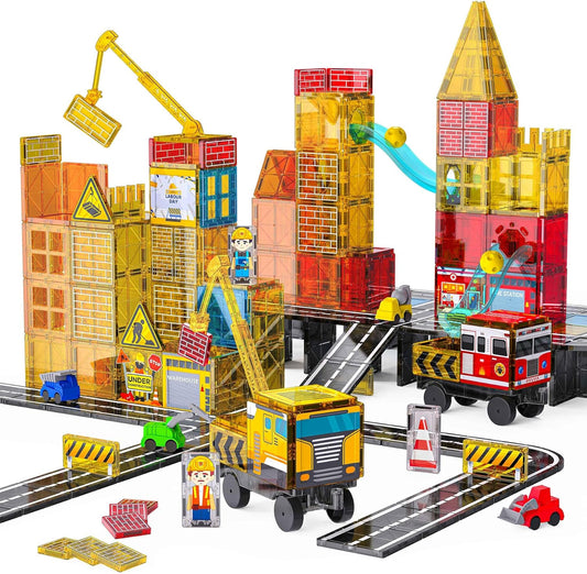 Azulejos magnéticos para niños de 4 a 8 años, juguetes de construcc...