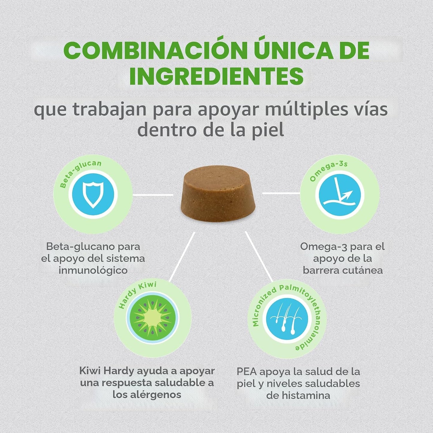 Nutramax Dermaquin Suplemento de Apoyo para la Piel para Perros y G...