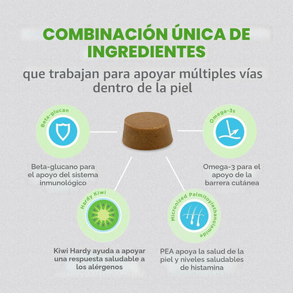 Nutramax Dermaquin Suplemento de Apoyo para la Piel para Perros y G...