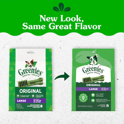Greenies Golosinas dentales naturales para perros adultos recomenda...