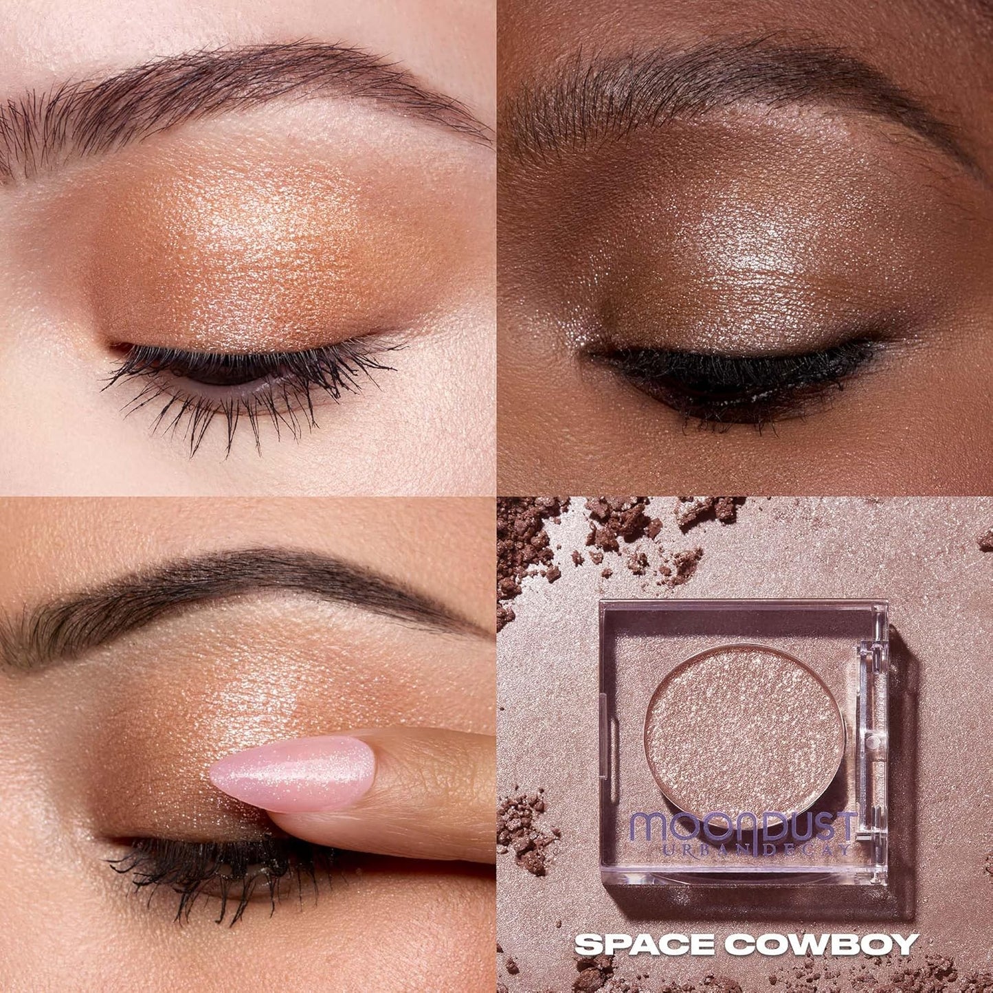 URBAN DECAY Sombra de ojos con purpurina 24\/7 Moondust - Maquillaj...