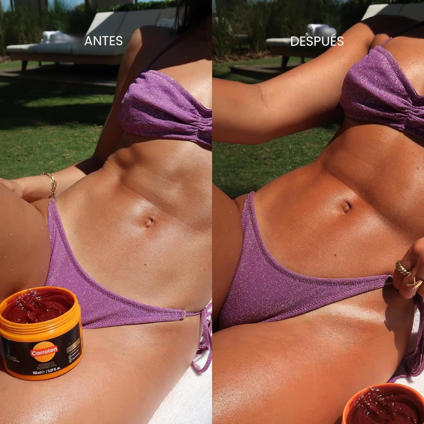 Gel de bronceado express intensivo Carroten