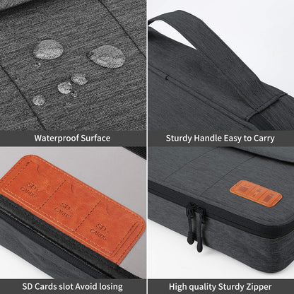 HOLIMET Bolsa organizadora de cables, bolsa de accesorios electróni...
