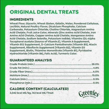 GREENIES - Golosinas naturales originales para la salud dental de p...
