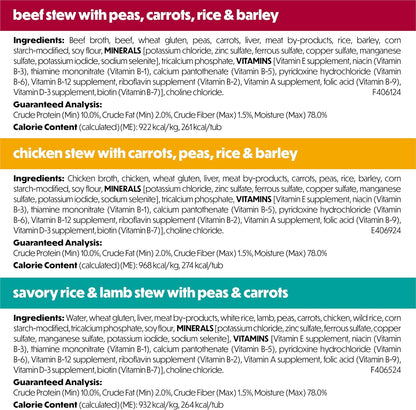 Purina Beneful - Paquete variado de alimentos húmedos en salsa para...