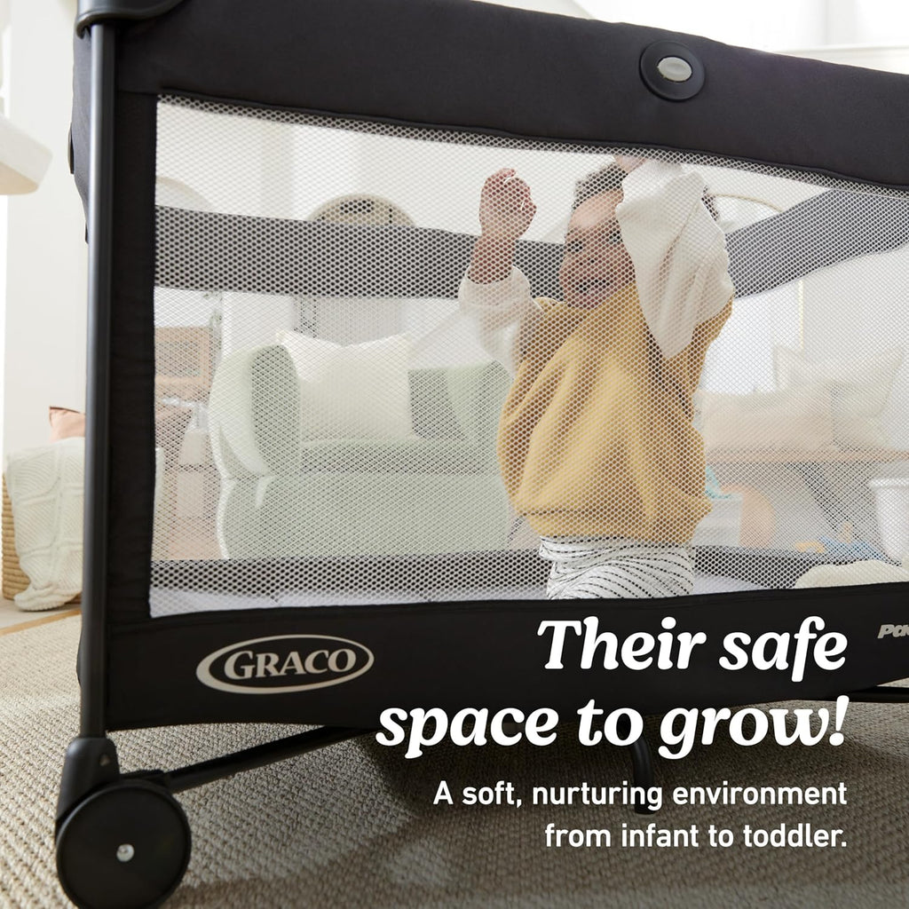 Graco On The Go Zip DLX Pack 'n Play Playard, corralito plegabl...