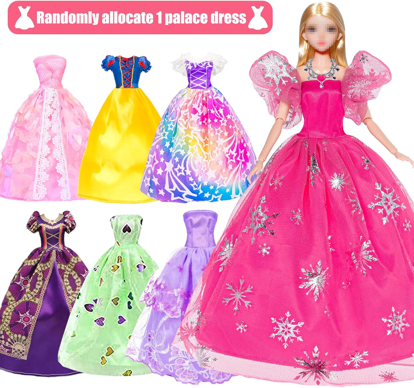 iBayda Muñeca de moda de 11.5 pulgadas con accesorios de ropa de ar...
