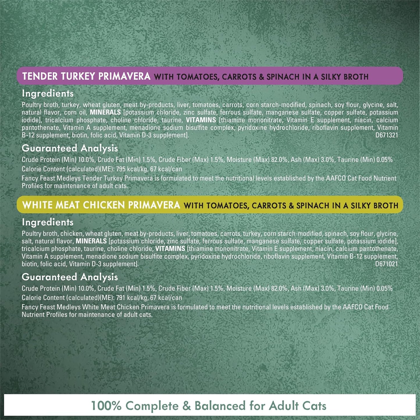 Purina Fancy Feast Medleys Taste of Italy - Paquete surtido de alim...