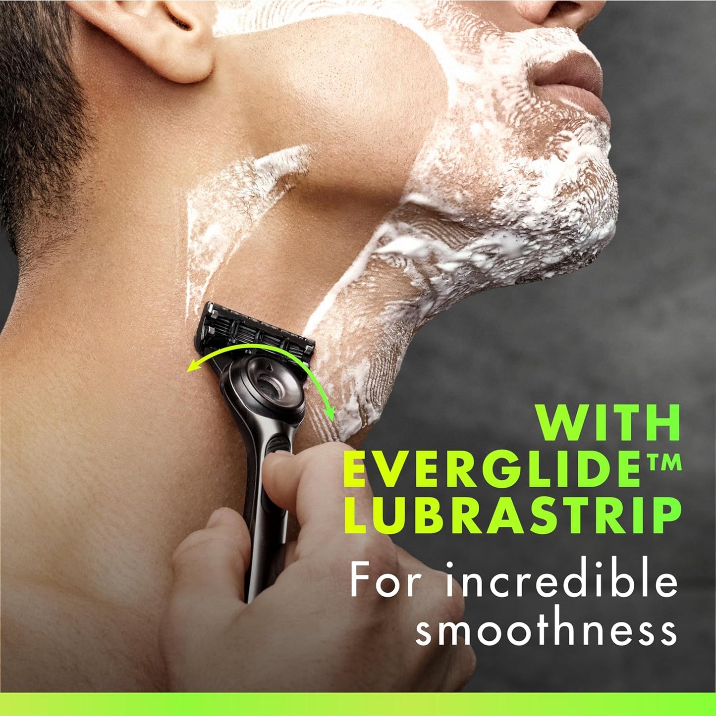 Gillette Labs - Recambios de cuchillas de afeitar, cartuchos de maquinilla de afeitar de 12 quilates, repuestos de maquinilla de afeitar para hombres compatibles con GilletteLabs Exfoliating Bar Razor