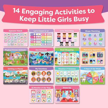 3 Year Old Girl Gifts - Montessori Busy Book For Toddlers 3-5, 4 Ye...