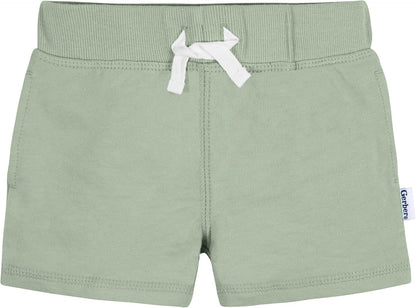 Gerber Paquete de 3 pantalones cortos de punto para bebé niño