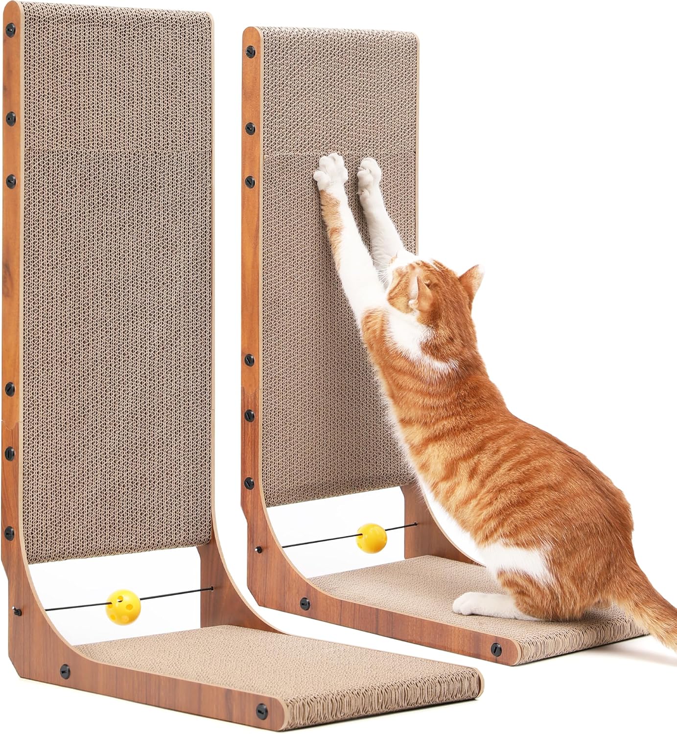 FUKUMARU Rascador para Gatos, Almohadilla para Rascar de 26.8 Pulga...