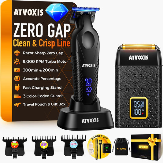 9000 RPM Razor-Sharp Zero Gap T Blade - Recortadora de pelo y barba...
