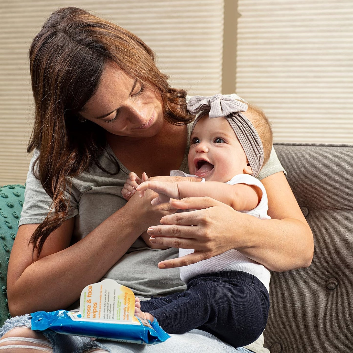 Dr. Brown's Toallitas saludables para nariz y cara, limpieza e hidratación seguras para bebés y niños pequeños, hipoalergénicas para pieles sensibles, 30 unidades, paquete de 3 (el embalaje puede