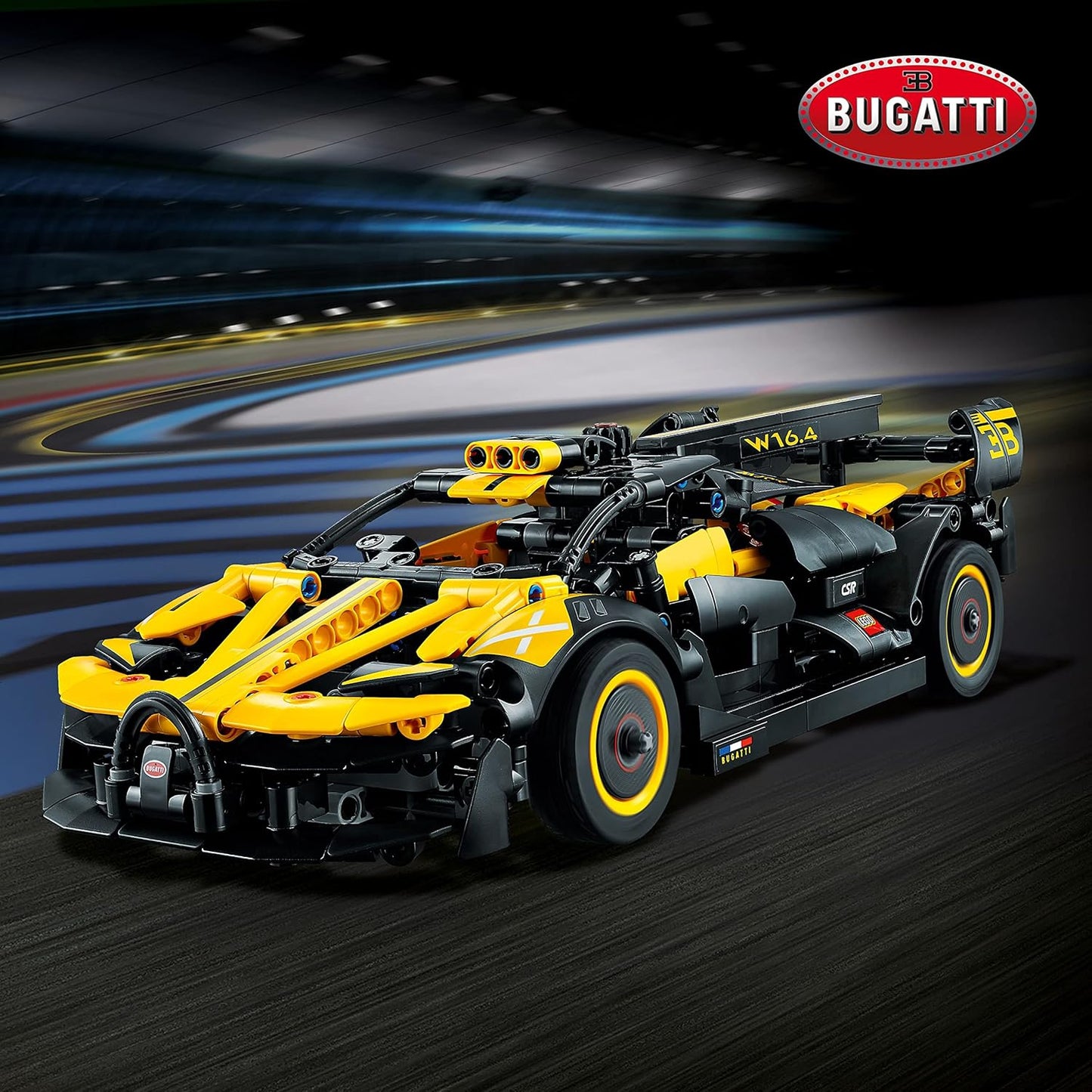 LEGO Technic Bugatti Bolide - Juego de construcción de autos de carreras, modelo y juguete de ingeniería de carreras para el regreso a la escuela, kit de construcción de autos deportivos