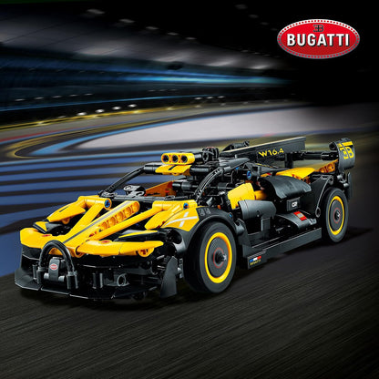 LEGO Technic Bugatti Bolide - Juego de construcción de autos de carreras, modelo y juguete de ingeniería de carreras para el regreso a la escuela, kit de construcción de autos deportivos