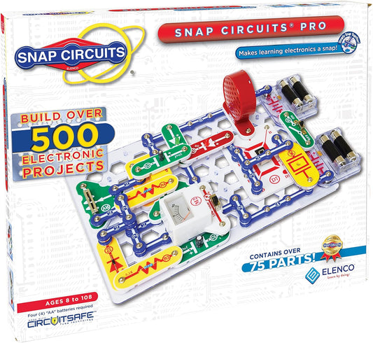 Snap Circuits Elenco Snap Circuits Pro 500 en 1 Kit de exploración...