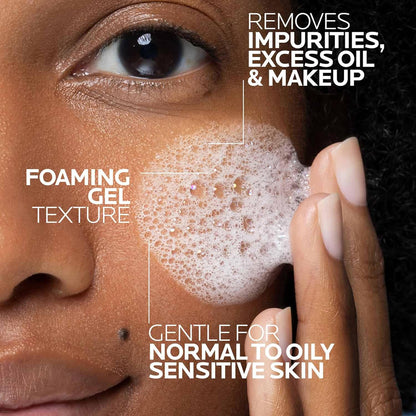 La Roche-Posay Toleriane Limpiador Facial Espumoso Purificante, Lim...