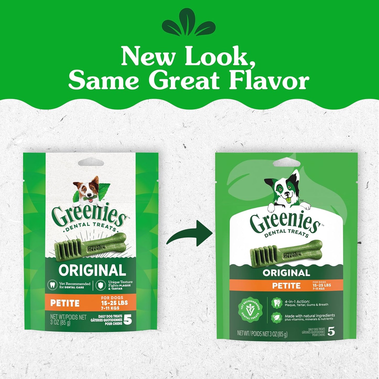 Greenies Golosinas dentales naturales para perros adultos recomenda...
