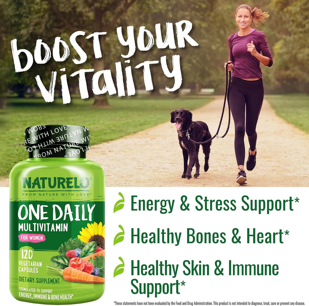 Naturelo Multivitamina de un día para mujeres, 1 | Energy Support,...