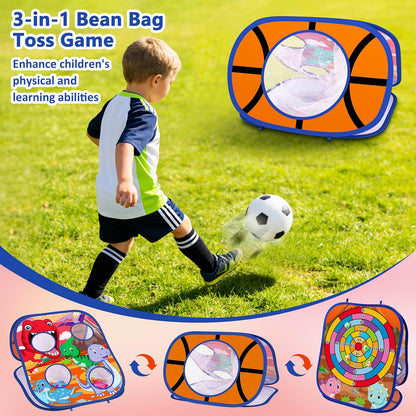 Juego de lanzamiento de bolsas de frijoles de animales, juego de la...