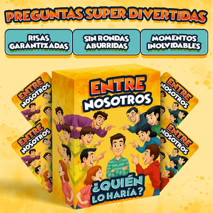 ¿Quién lo Haría? Juego de Mesa en Español para Familia, Amigos, Adultos y Adolescentes | Juego de Cartas Divertido para Fiestas, Noche de Juegos, Viaje, Cumpleaños | Juego de Mesa Regalo