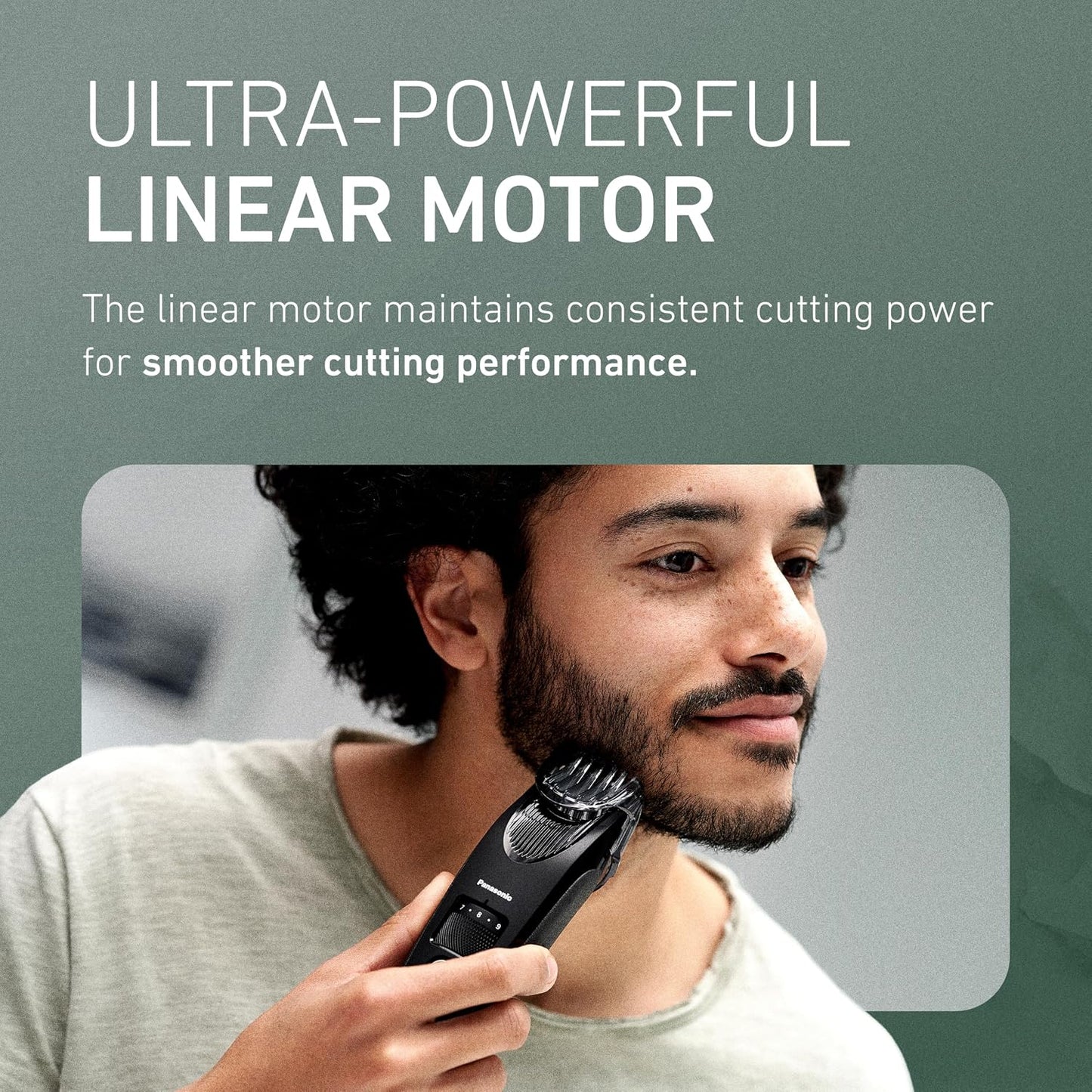 Panasonic Recortadora de barba para hombres inalámbrica de precisió...