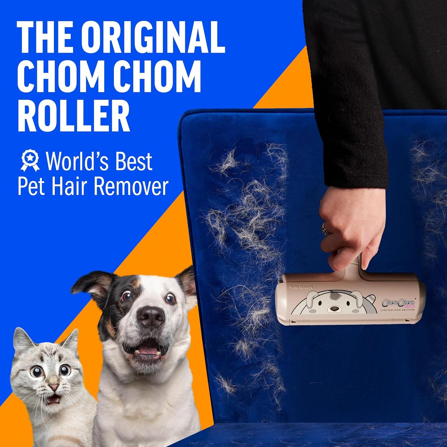 ChomChom Roller Removedor de pelo de mascotas \u2013 Rodillo de pel...