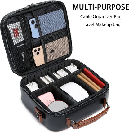 KYALOU Organizador de Viaje Electrónico, Estuche Grande para Cables...