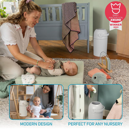 L.A. BABY Cubo Mágico para Pañales - Sistema Patentado 100% Libre d...
