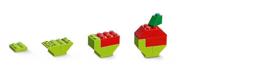 LEGO Classic Maleta creativa 10713 - Incluye estuche organizador de almacenamiento con divertidos y coloridos bloques de construcción, juguete de aprendizaje preescolar para niños, niños y niñas a